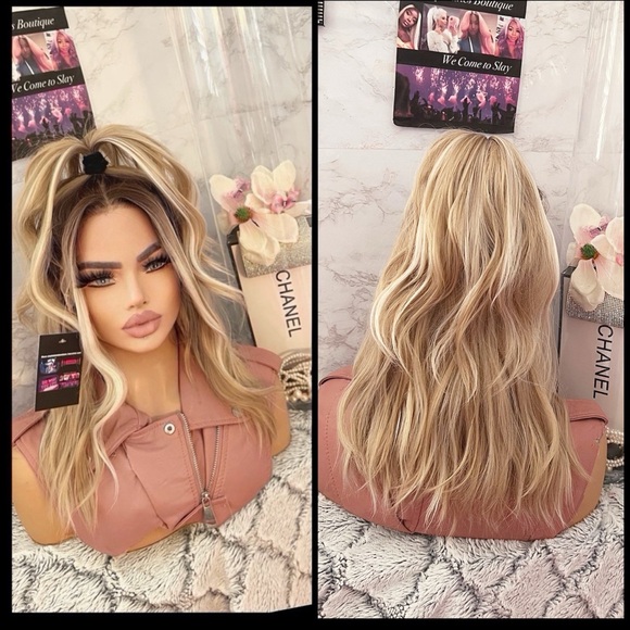Human Hair Blended Lace Front Wig